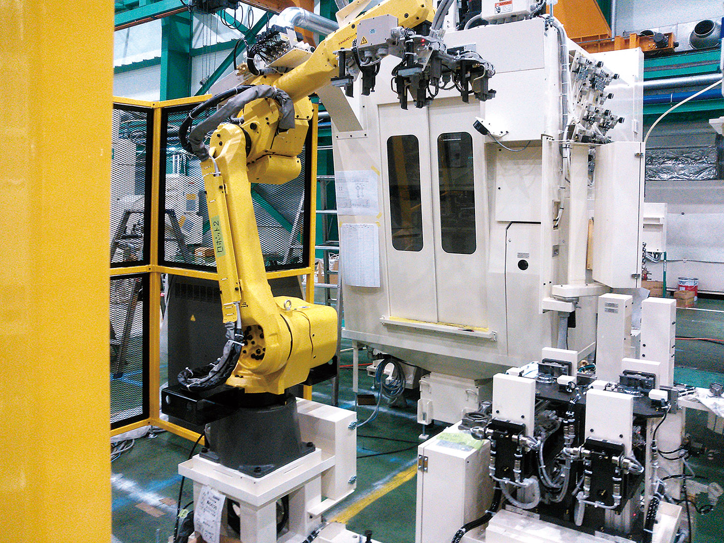 フライス加工機搬入出システム